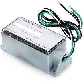 FS100 Whole House Surge Protector Device Rated for 100000 Amps,FS100 Surge Protector,Indoor/Outdoor Use,Compatible with Any Brand of 120/240V Load Center and Breakers