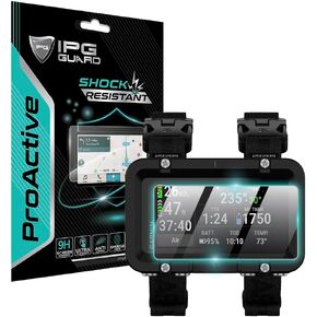 IPG ProActive Made for Garmin Descent X50i Dive Computer Smart Watch PC GPS Touchscreen (2 Units) Display 9H Hardness Screen Protector Smooth Glass Touch Ultra Responsive High Clarity Anti Scratch Smudge DesX50i