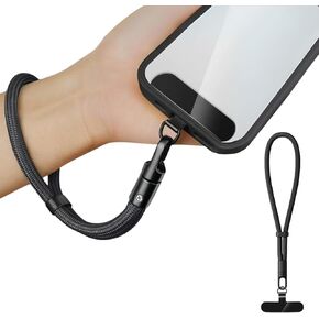 1 Pack Phone Wrist Strap Lanyard, Adjustable Nylon Cell Phone Lanyards with Detachable Tether Tab