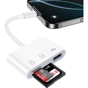USB C SD Card Reader for Samsung Galaxy A36 A56 A16 5G A35 A15 A25 S25 Ultra S25+ A26 Android, Micro SD to USB C Memory Card Reader Digital Camera Adapter Viewer Dual Slot for Canon Nikon Sony Camera