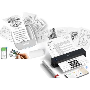 iDPRT Sticker Printer S1 + Portable Printer Wireless Travel 610