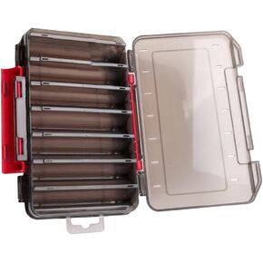 Waterproof Fishing Tackle Box, Lures Hooks Baits Storage, Fishing Hook Storage Lures Baits Hook Storage Case Tackle Storager Box (Grey, L), 7HH206391