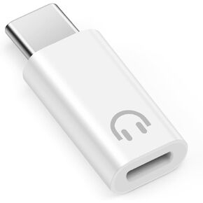 BORLTER CLAMP Lightning to USB C Adapter for Headphones Support Line Control, Lightning to USB-C Audio Adapter Compatible with iPhone 16/15 Series, iPad and Other Type-C Audio Ports