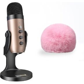 ZealSound Gaming USB Microphone k66g and d65p Furry Cover