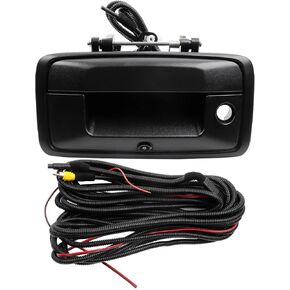 Dasbecan Tailgate Handle Backup 1080P Rear View Camera Compatible with 2014-2018 Chevy Silverado 1500 2500 3500HD 2014-2018 GMC Sierra 1500 2500 3500HD Replace#23448681 IP67 Waterproof 180° Horizontal
