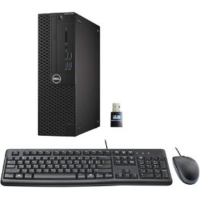Dell Optiplex 3050 SFF Desktop Computer PC, Intel Quad Core i5-6500 up to 3.6GHz, 16GB DDR4, 256GB SSD, WiFi, 4K Support, DP, HDMI,Windows 10 Pro 64 Bit English/Spanish/French(Renewed)