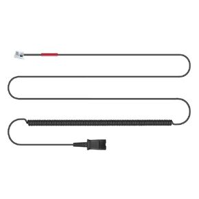 U10P-S سماعات الرأس محول RJ9 Cable for Plantronics Quick Disconnect QD Headsets Wired to RJ9 Phone Headset Adapter يعمل مع yealink t21p t46g t48g t46g t48g avaya grandstream panasonic ip هواتف IP IP