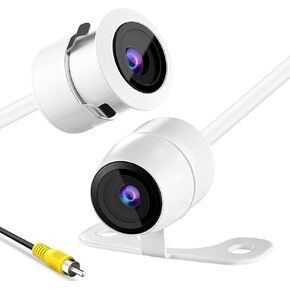 AHD 1080p الكاميرا الاحتياطية تركيب الكاميرا ، الإسكان المعدني 170 درجة عرض الزاوية الخلفية/الجانبية/الأمامية الكاميرا للسيارة ، HD Clear Light Vision IP69 Camera عكسي مقاوم للماء ، 18.5 مم ، 12 فولت/24 فولت ، أسود in Kuwait