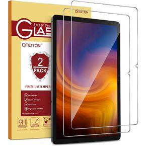 OMOTON Screen Protector for Samsung Galaxy Tab S10 FE Plus, 13.1 Inch 2025, Tempered Glass for Samsung Tablet S10 FE+, S Pen Compatible, HD Clear Film, 2 Pack