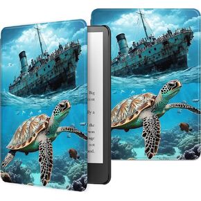 Case Fits 6" All-New Kindle (11th Generation-2024/2022 Release) – Premium PU Leather Cover with Auto Sleep/Wake, Lightweight & Durable Kindle Case for Kindle 11th Gen 2024, Enormous Stag
