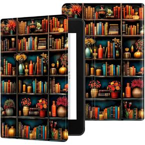 for Kindle Paperwhite 12th Generation 2024 7" & Kindle Colorsoft 12th Gen 2024 Signature Edition Case, Multiple Viewing Angles & Kickstand Back Case Drop Protection Smart Cover, Book Cat