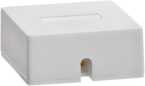 Cmple - 1 Port Phone Jack Wall Plate RJ12 Telephone Cord Surface Mount Box Female Landline Phone Keystone Jack for 3 Line House Phone, Answering Machine, Fax in Kuwait