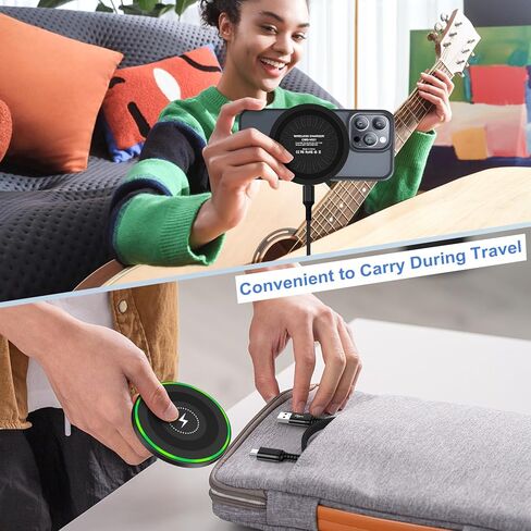 Wireless Charger Fast Charging Pad for Moto G Power (2025)/Edge 60 Stylus/G Stylus 5G 2024/razr+ 2024/Razr 50/Edge+/Edge 50 Ultra/Pro,Pixel 9a 9 Pro Fold/8 Pro/7, 15W Android Wireless Charger Station in Kuwait