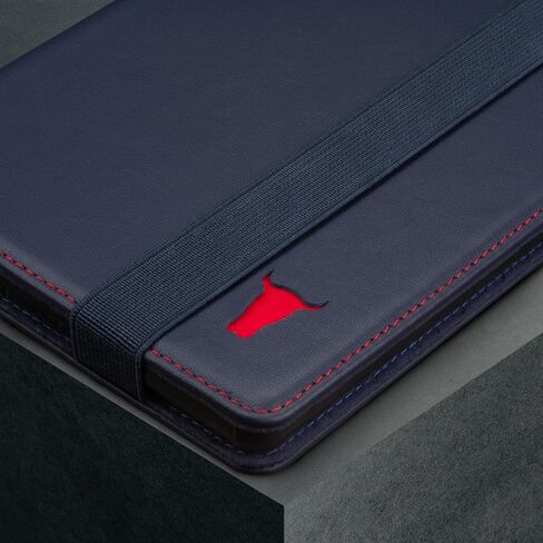 TORRO Case Compatible with Kindle Paperwhite & Colorsoft Signature Edition (7") Premium Leather Case Navy Blue in Saudi Arabia