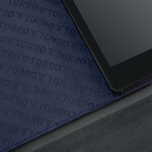 TORRO Case Compatible with Kindle Paperwhite & Colorsoft Signature Edition (7") Premium Leather Case Navy Blue in Saudi Arabia