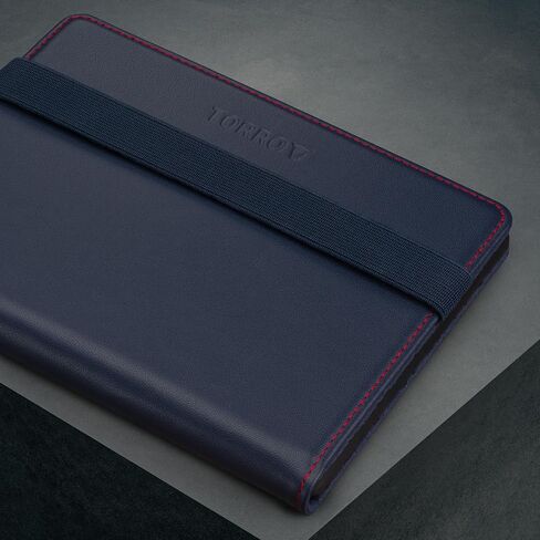 TORRO Case Compatible with Kindle Paperwhite & Colorsoft Signature Edition (7") Premium Leather Case Navy Blue in Saudi Arabia