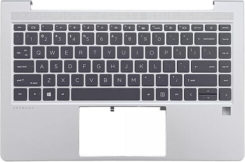 New Replacement for HP Probook 440 445 G9 G8 Laptop Upper Case Palmrest Keyboard Assembly Part N01286-001 N01287-001 M23770-001 M23769-001 Silver (Probook 440 445 G9 G8 Backlit Keyboard) in Saudi Arabia
