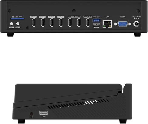 AVMATRIX H4 Plus Video Switcher with 10.1 Inch FHD Display 4xHDMI Input SD Card USB Recorder LAN Control for Live Streaming in Saudi Arabia