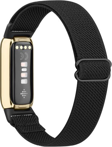 Tobfit Stretchy Band Compatible with Fitbit Luxe Bands for Women Men, Solo Loop Straps Elastic Braided Wristbands Replacement for Fitbit Luxe Bands in Saudi Arabia