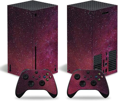 ملصقات الجلد فينيل شارات لوحدة التحكم Xbox Series X ، التفاف الغطاء الوقائي بالكامل متوافق مع وحدة التحكم اللاسلكية (أصفر) in Kuwait
