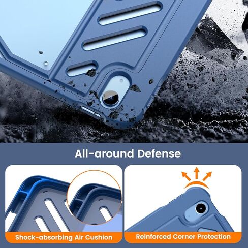 Case Moko for iPad (A16) الجيل الحادي عشر 11 بوصة 2025/iPad 10th Generation 10.9 بوصة 2022 مع حامل القلم الرصاص ، [10 زاوية عرض مغناطيسية قوية] علبة وقائية شديدة التحمل من الخدمة الكاملة ، Navy Blue in Kuwait