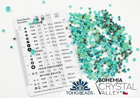 0.35oz (10g) Mix of Small Rocailles, Seed Beads & Bugles 2-10mm TOHO Japanese Glass Beads, Mix TOHO Lavender (Like 3216 - Kimono Lilac) in Saudi Arabia