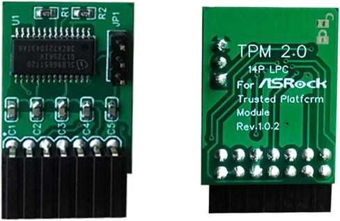 Professional TPM2.0 Security Module LPC 18 Pin As.Rock(18-1) Pin Motherboards Card for As.Rock TPM2 -SLI -S -SPI Platform Replacement Part in Kuwait