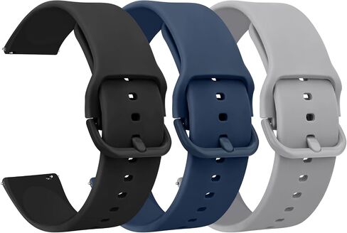 نطاقات سيليكون 3 عبوات ميليا متوافقة مع FITVII HM57 / FITVII H56 SMART WATTER ، SILICONE SPORT ALTRAPS FITVII HM57 / H56 SMARTHWATCH in Kuwait
