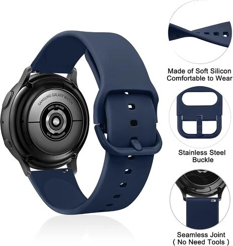 نطاقات سيليكون 3 عبوات ميليا متوافقة مع FITVII HM57 / FITVII H56 SMART WATTER ، SILICONE SPORT ALTRAPS FITVII HM57 / H56 SMARTHWATCH in Kuwait