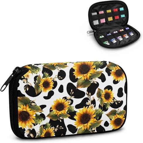 Flower Butterfly Print USB Flash Drive Case Thumb Drive Case, Portable USB Holder Storage Bag with 10 Slots, Office Home Electronic Accessories Organizer for USB Flash Drive Jump Drive in Kuwait