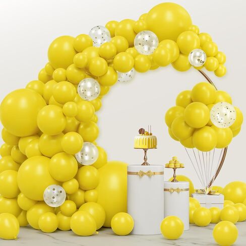 JOYIN 150 Pcs White Balloons, Different Sizes 18 12 10 5 Inch White Latex Balloon Arch Kit with Instruction for Birthday Party Graduation Wedding Holiday Decoration in Saudi Arabia