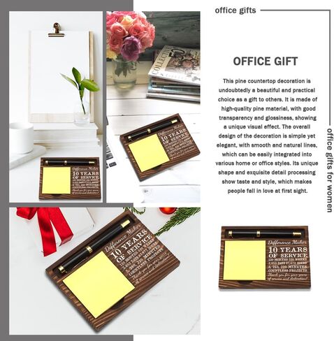 Winoeshese Inspirational Decor Decor Gift for Leader ، Hift Office Gift for Leader ، شكرًا لك هدية المكتب للقائد ، حامل لوحات الرجعية مع اقتباسات ملهمة ، 6.5 × 44 بوصة ، HFF6 in Kuwait