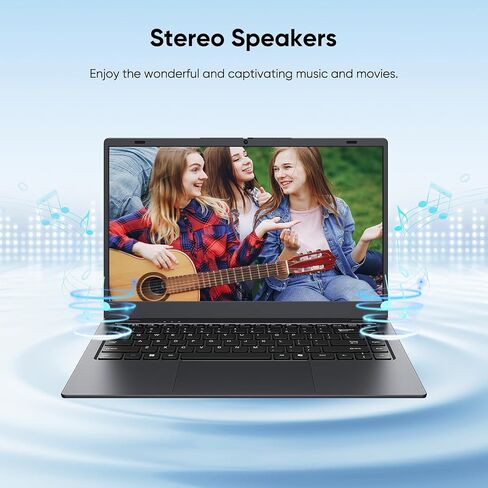 14.1 "Windows 11 Pro Computer 8GB RAM 128GB SSD ، Intel Celeron N5095 (4C4T ، حتى 2.9 جيجا هرتز) عرض IPS ، HDMI ، WIFI Dual Band ، BT5.0 Light و Thin Notebook PC للعمل ، طالب المدرسة in Kuwait