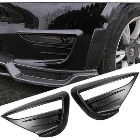 Front Fog Light Trim Cover for Tesla Model Y, 2PCS Fog Lamp Eyebrow Eyelids Cover Frame Blade Trim, Spoiler Accessories Fit Model Y 2017-2023,Matte Black
