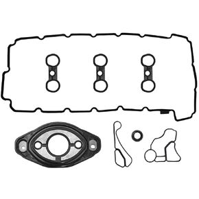 11127552280 Engine Valve Cover Gasket, Camshaft Adjuster, Eccentric Shaft Actuator, Seal Oil Filter Adapter, Housing Oil Cooler, Seal Gasket Replacement for BMW E60 E82 E90 E91 E61 E70 N51 N52 Engine