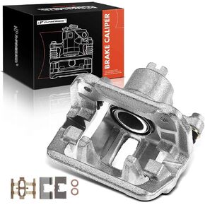 A-Premium Disc Brake Caliper Assembly with Bracket Compatible with Select Acura and Honda Models - CL 2001-2003, TL 1999-2008, Element 2003-2011, L4 2.4L, V6 3.2L, V6 3.5L - Rear Left Driver Side