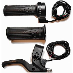 Universal Electric Twist Speed Throttle Grip Variable Speed Electric Handle Twist Throttle Switch Accessory for Kids Cars Children Electric Ride on Toys Replacement Parts Connectors