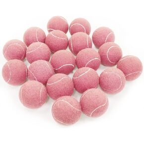 URBEST Advanced Tennis Ball 20 Packs, Training Tennis Balls Practice Balls for Novice Player, Pet Dog Playing Balls with Mesh Carry Bag for Beginner Training Ball