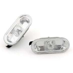 Side Marker Signal Repeater Car Turn Signal Repeater Lamps for Golf GTI R32 Jetta MK4 Passat New Beetle (1998-2005) 1J0 949 117 Clear