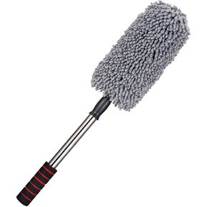 منفضة غبار السيارة من الألياف الدقيقة فائقة النعومة مع مقبض قابل للتمديد، منفضة فرشاة السيارة لتنظيف الغبار في السيارة in Kuwait