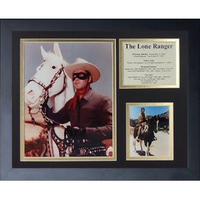 Legends Never Die "The Lone Ranger Framed Photo Collage, 12"x15"