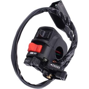 MOTOKU Handlebar Control Switch Start Kill Switch Button Assembly for Kawasaki Bayou 300 400 Prairie 400