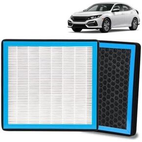CF11182 Cabin Air Filter Compatible with Honda Civic CR-V Odyssey Fit Acura RDX Selected Vehicles Replaces #80291T5RA01/80291TF0405 Car AC Cabon Air Filters New