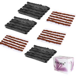 30 pcs for 3 Sizes Bike Tubeless Tire Repair Kit Strips Rope Refills Plugs 1.5 mm 3.5 mm Emergency Puncture Flat for Road Bikes Mountain Bikes