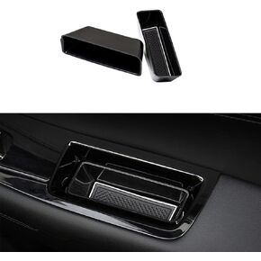 Front Door Handle Pocket Organizer Side Storage Box Insert Glove for Ford Edge 2015 2016 2017 2018 2019 2020, 4pcs