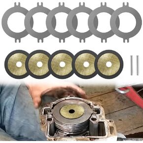 Replacement for John Deere AM148465 Wet Brake Disk Kit fits John Deere Gator Utility XUV 625 825 835 855 865 Vehicles, AM148465, AM140803 Park Brake Discs Replacement Kit