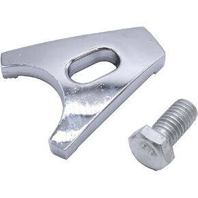 Car Distributor Clamp Chrome Billet Aluminum Distributor Clamp Hold Down for Chevy SBC BBC SB BB HEI Electronic
