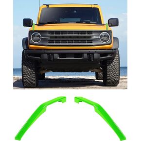 Savadicar Hood Tie-Down Hooks Covers, Engine Hood Hinge Trim, Exterior Decoration Accessories Compatible with 2021 2022 2023 Ford Bronco SUV 2 Door & 4 Door, Azure