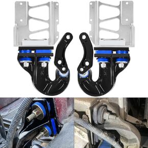 M134708R M134708L for Peterbilt 377 378 379 Lower Upper Hood Pivot Bracket Hinge Kit & Hood Hinge Pivot Bolt Bushing Bracket Kit, Replace:13-04708R 13-04708L 13-04154 13-04164 13-04286L 13-04286R