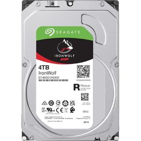Seagate IronWolf ST4000VN006 4 TB Hard Drive - 3.5" Internal - SATA (SATA/600) - Conventional Magnetic Recording (CMR) Method in Kuwait